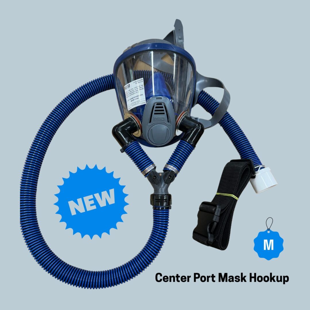 Full Face Respirator Mask with Center Port
